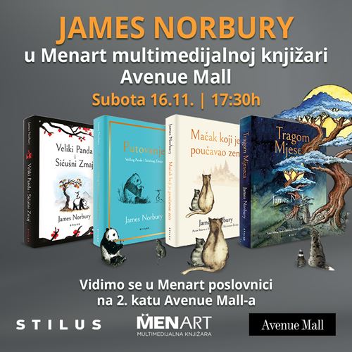 JAMES NORBURY u Menart <br/> multimedijalnoj knjižari <br/> u Avenue Mallu